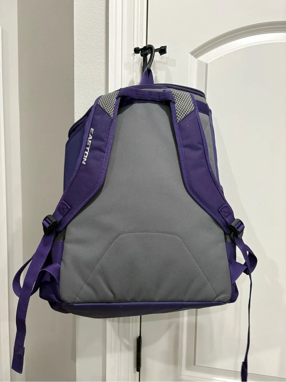 Easton Ghost NX fast pitch backpack in purple GUC 3 minor bottom wear spots